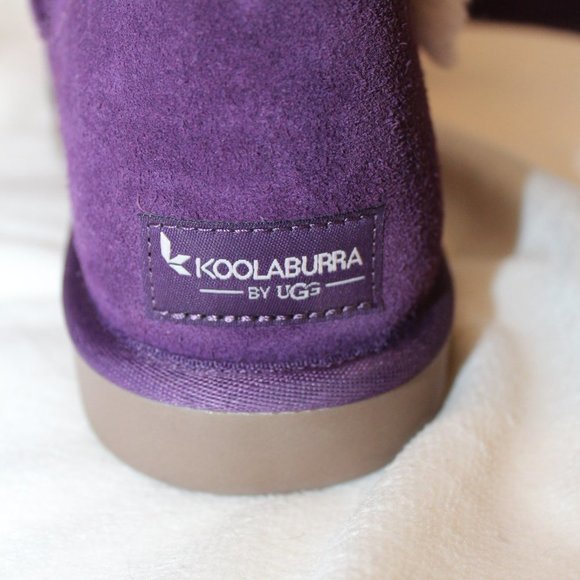 NIB‎ UGG KOOLABURRA WOMEN'S MINI ANKLE SUEDE BOOTS PURPLE 6.5-7  5.5-6 - Picture 6 of 7